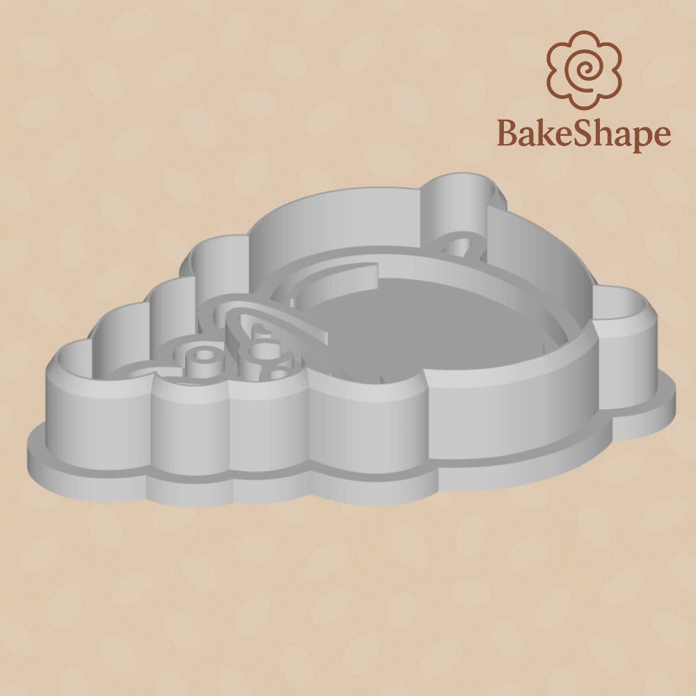Halloween cauldron STL cutter for spooky baking and witchy treats