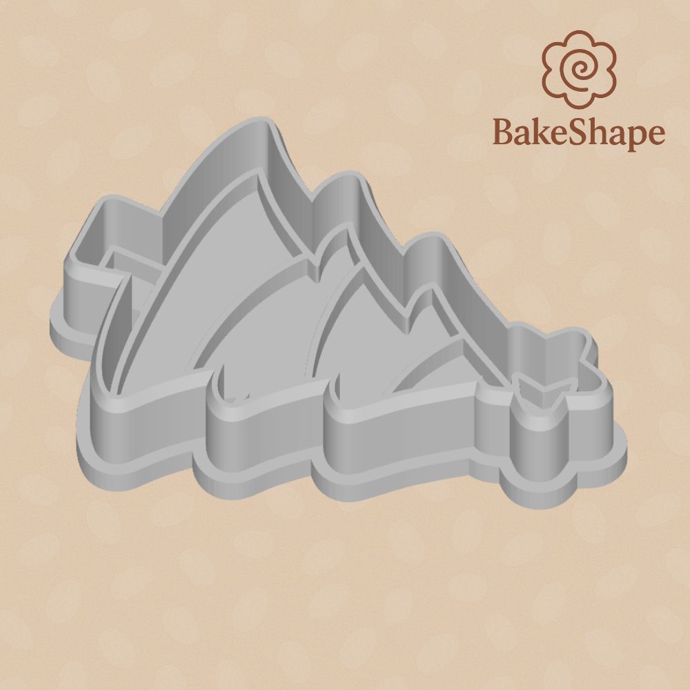  Free Christmas tree cookie cutter STL file for baking and fondant